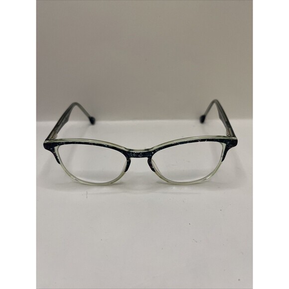 Lisa Loeb Eyeglasses FLUTTER BIRD 207 Indigo Ice 51-17-135 Frames Only - Picture 1 of 6
